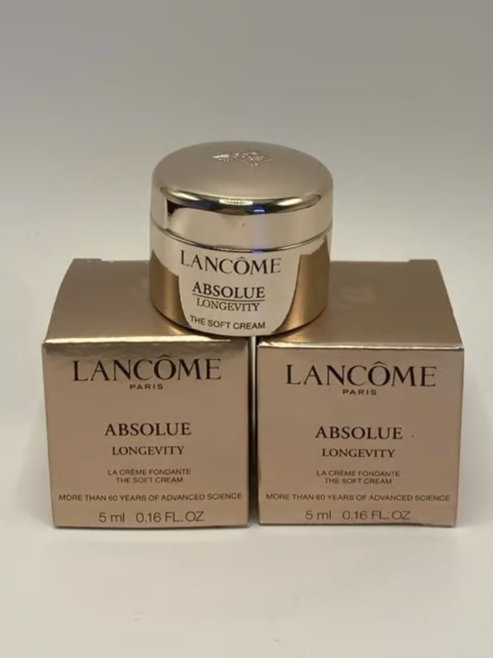 Lancôme Absolue Longevity Soft Cream Anti-Aging Face Moisturizer X2
